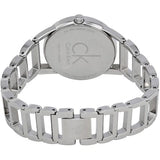 Buy Shop Calvin Klein Stately Silver Dial Silver Steel Strap Watch for Women - K3G2312W USA Online