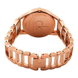 Buy Shop Calvin Klein Stately White Dial Gold Steel Strap Watch for Women - K3G2362W USA Online