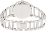 Buy Shop Calvin Klein Stately White Dial Silver Steel Strap Watch for Women - K3G23126 USA Online