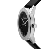 Buy Shop Calvin Klein Steady Black Dial Black Leather Strap Watch for Women - K7Q211C1 USA Online