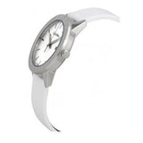 Buy Shop Calvin Klein Steady Silver Dial White Leather Strap Watch for Women - K7Q211L6 USA Online