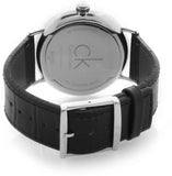 Buy Shop Calvin Klein Surround Black Dial Black Leather Strap Watch for Men - K3W211C1 USA Online