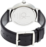 Buy Shop Calvin Klein Surround Black Dial Black Leather Strap Watch for Men - K3W211C1 USA Online
