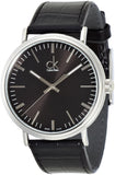 Buy Shop Calvin Klein Surround Black Dial Black Leather Strap Watch for Men - K3W211C1 USA Online