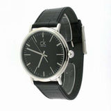 Buy Shop Calvin Klein Surround Black Dial Black Leather Strap Watch for Men - K3W211C1 USA Online