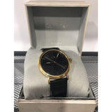 Buy Shop Calvin Klein Surround Black Dial Black Leather Strap Watch for Men - K3W216C1 USA Online