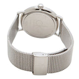 Buy Shop Calvin Klein Surround Black Dial Silver Mesh Bracelet Watch for Men - K3W21121 USA Online