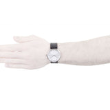 Buy Shop Calvin Klein Surround Silver Dial Black Leather Strap Watch for Men - K3W211C6 USA Online