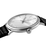 Buy Shop Calvin Klein Surround Silver Dial Black Leather Strap Watch for Men - K3W211C6 USA Online