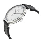 Buy Shop Calvin Klein Surround Silver Dial Black Leather Strap Watch for Men - K3W211C6 USA Online
