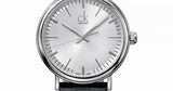 Buy Shop Calvin Klein Surround Silver Dial Black Leather Strap Watch for Men - K3W211C6 USA Online