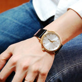 Buy Shop Calvin Klein Surround Silver Dial Black Leather Strap Watch for Men - K3W215C6 USA Online