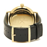 Buy Shop Calvin Klein Surround Silver Dial Black Leather Strap Watch for Men - K3W215C6 USA Online