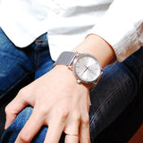 Buy Shop Calvin Klein Surround Silver Dial Silver Mesh Bracelet Watch for Men - K3W21126 USA Online