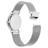 Buy Shop Calvin Klein Surround Silver Dial Silver Mesh Bracelet Watch for Men - K3W21126 USA Online