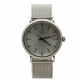 Buy Shop Calvin Klein Surround Silver Dial Silver Mesh Bracelet Watch for Men - K3W21126 USA Online