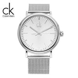 Buy Shop Calvin Klein Surround Silver Dial Silver Mesh Bracelet Watch for Men - K3W21126 USA Online