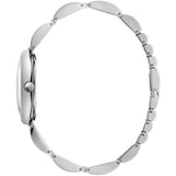 Buy Shop Calvin Klein Wavy Black Dial Silver Steel Strap Watch for Women - K9U23141 USA Online