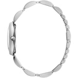 Buy Shop Calvin Klein Wavy Black Dial Silver Steel Strap Watch for Women - K9U23141 USA Online