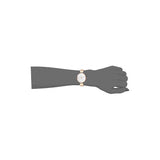Buy Shop Calvin Klein Wavy White Dial Rose Gold Steel Strap Watch for Women - K9U23646 USA Online