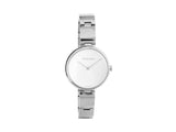 Buy Shop Calvin Klein Wavy Silver Dial Silver Steel Strap Watch for Women - K9U23146 USA Online
