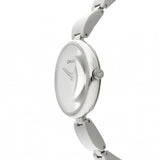 Buy Shop Calvin Klein Wavy Silver Dial Silver Steel Strap Watch for Women - K9U23146 USA Online