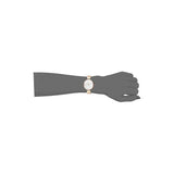 Buy Shop Calvin Klein Wavy White Dial Rose Gold Steel Strap Watch for Women - K9U23646 USA Online