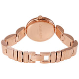 Buy Shop Calvin Klein Wavy White Dial Rose Gold Steel Strap Watch for Women - K9U23646 USA Online