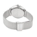Buy Shop Calvin Klein White Dial Silver Mesh Bracelet Watch for Women - K8M21126 USA Online