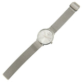 Buy Shop Calvin Klein White Dial Silver Mesh Bracelet Watch for Women - K8M21126 USA Online