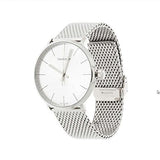 Buy Shop Calvin Klein White Dial Silver Mesh Bracelet Watch for Women - K8M21126 USA Online