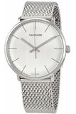 Buy Shop Calvin Klein White Dial Silver Mesh Bracelet Watch for Women - K8M21126 USA Online