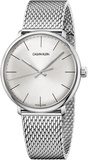 Buy Shop Calvin Klein White Dial Silver Mesh Bracelet Watch for Women - K8M21126 USA Online