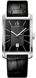 Buy Shop Calvin Klein Window Black Dial Black Leather Strap Watch for Men - K2M21107 USA Online