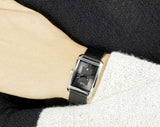 Buy Shop Calvin Klein Window Black Dial Black Leather Strap Watch for Men - K2M23107 USA Online
