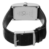 Buy Shop Calvin Klein Window Black Dial Black Leather Strap Watch for Men - K2M23107 USA Online