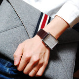 Buy Shop Calvin Klein Window Silver Dial Brown Leather Strap Watch for Men - K2M21126 USA Online