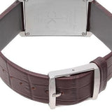 Buy Shop Calvin Klein Window Silver Dial Brown Leather Strap Watch for Women - K2M23126 USA Online