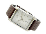 Buy Shop Calvin Klein Window Silver Dial Brown Leather Strap Watch for Women - K2M23126 USA Online