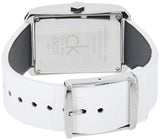 Buy Shop Calvin Klein Window White Dial White Leather Strap Watch for Men - K2M21120 USA Online