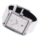 Buy Shop Calvin Klein Window White Dial White Leather Strap Watch for Men - K2M21120 USA Online