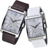 Buy Shop Calvin Klein Window White Dial White Leather Strap Watch for Women - K2M23120 USA Online
