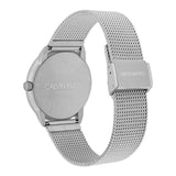 Buy Shop Calvin Klein Minimal White Dial Silver Mesh Bracelet Watch for Women - K3M52152 USA Online