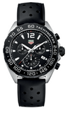 Buy Shop Tag Heuer Formula 1 Black Dial Black Leather Strap Watch for Men - CAZ1010.FT8024 USA Online
