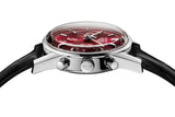 Buy Shop Tag Heuer Carrera Automatic Chronograph Red Dial Black Leather Strap Watch for Men - CBK221G.FC6479 USA Online