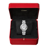 Buy Shop Cartier Ballen Bleu De Cartier Silver Dial Silver Steel Strap Watch for Women - W6920084 USA Online