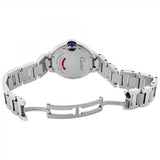Buy Shop Cartier Ballen Bleu De Cartier Silver Dial Silver Steel Strap Watch for Women - W6920084 USA Online
