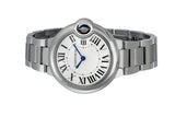 Buy Shop Cartier Ballen Bleu De Cartier Silver Dial Silver Steel Strap Watch for Women - W6920084 USA Online