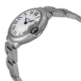 Buy Shop Cartier Ballen Bleu De Cartier Silver Dial Silver Steel Strap Watch for Women - W6920084 USA Online