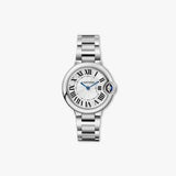 Buy Shop Cartier Ballen Bleu De Cartier Silver Dial Silver Steel Strap Watch for Women - W6920084 USA Online